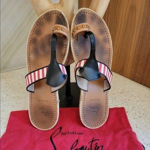 Authentic Size 39 Christian Louboutin Sandals